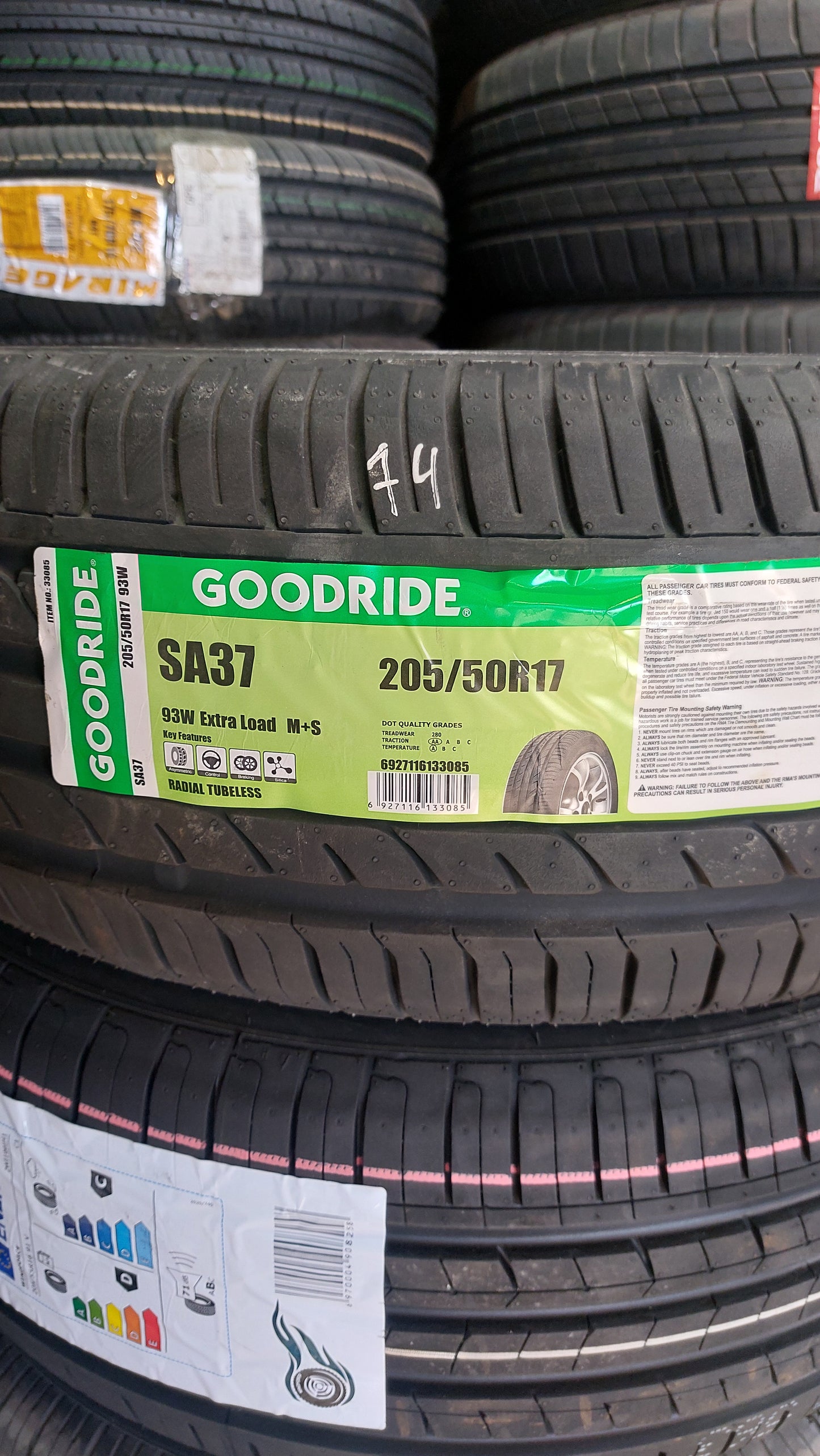 205/50 R17  GOODRIDE XL